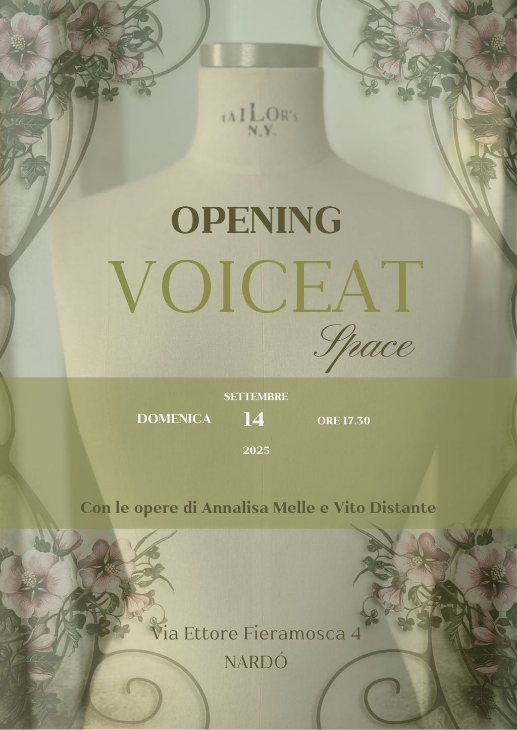 Mostra bi-personale di Vito Distante e Annalisa Melle